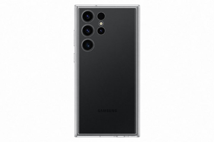 Prozirna maska za Samsung Galaxy S23 Ultra sa okvirom crna EF-MS918CBEGWW