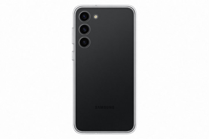 Prozirna maska za Samsung Galaxy S23 sa okvirom crna EF-MS911CBEGWW