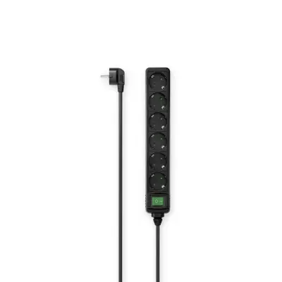 Produžni kabel HAMA 6 utičnica 3m, crni