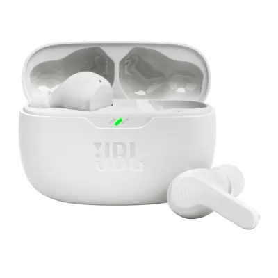 Slušalice bluetooth potpuno bežične JBL Vibe BEAM bijele