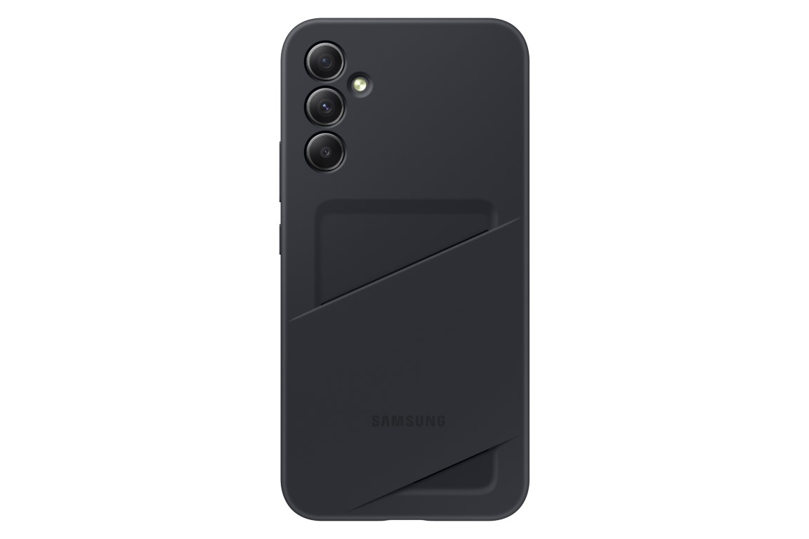 Zaštitna maska za Samsung Galaxy A34 5G s utorom za kartice crna EF-OA346TBEGWW