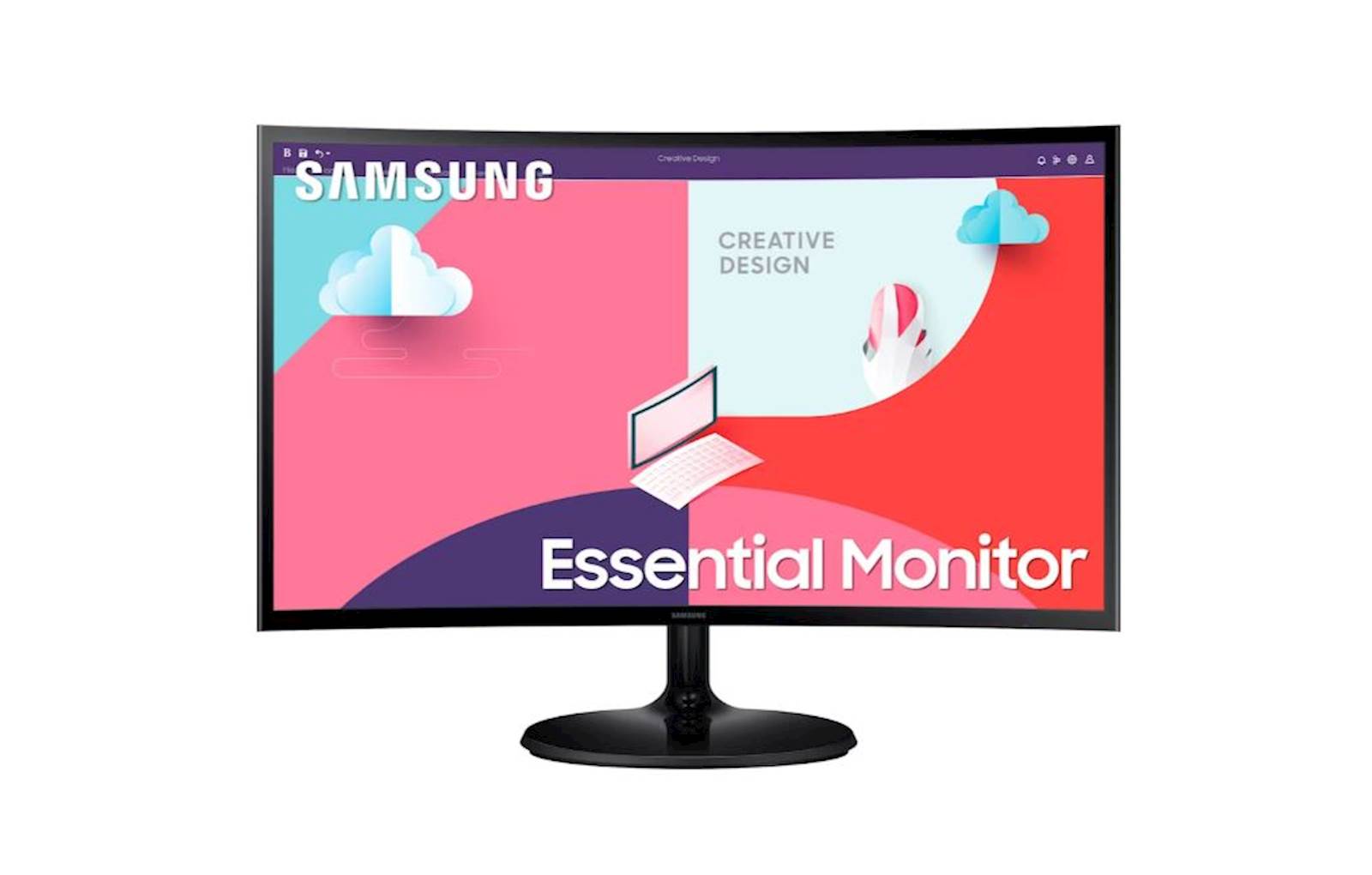 Monitor 27" Samsung 27C360, VA, FHD, zakrivljen