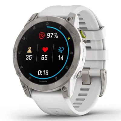 Pametni Outdoor sat Garmin EPIX 2 Sapphire White Titanium