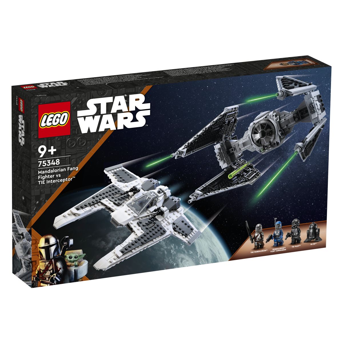 LEGO Star Wars TM Mandalorijanski lovac Fang protiv TIE presretača™ 75348