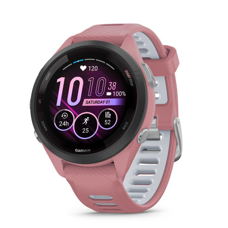 Pametni sportski sat Garmin Forerunner 265 Music Light Pink Whitestone