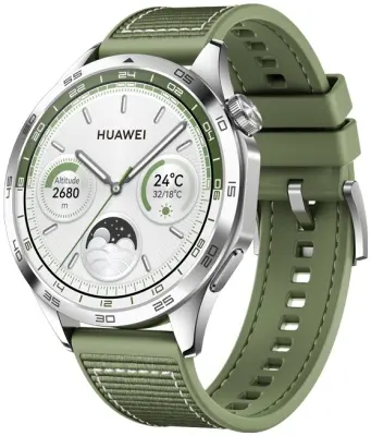 HUAWEI Watch GT 4 46mm srebrno zelena