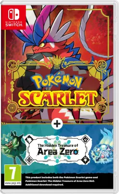 Pokemon Scarlet + Hidden Treasure of Area Zero DLC Switch