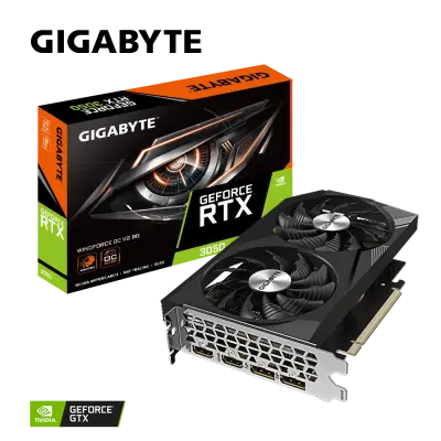 Gigabyte GF RTX3050 WF2 OC V2, 8GB GDDR6