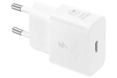 Punjač Samsung T2510 25W Fast Charge USB-C bijeli bez kabela EP-T2510NWEGEU