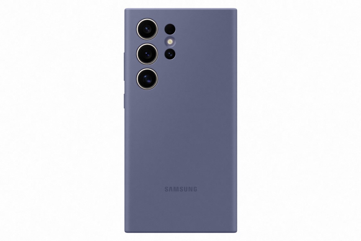 Silikonska maska za Samsung Galaxy S24 Ultra ljubičasta EF-PS928TVEGWW
