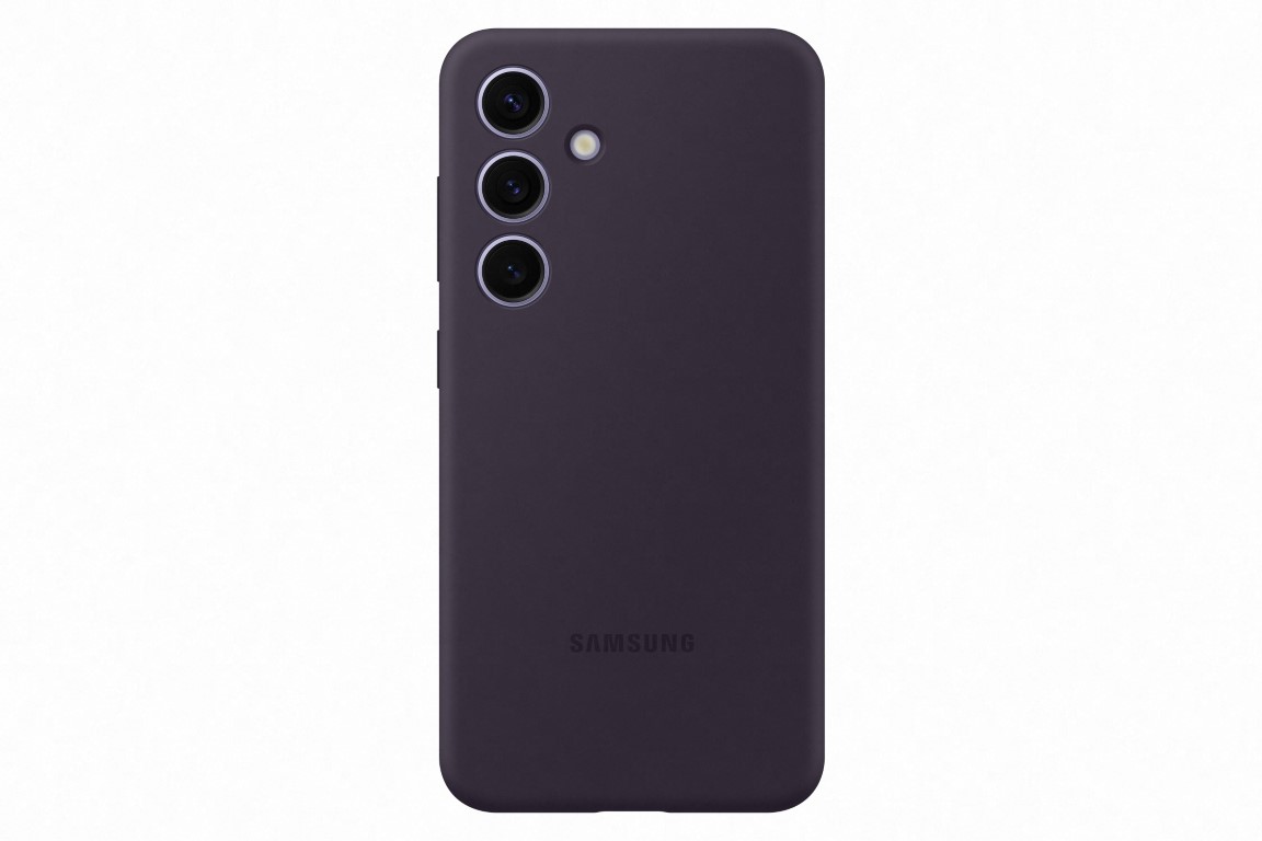 Silikonska maska za Samsung Galaxy S24 tamno ljubičasta EF-PS921TEEGWW