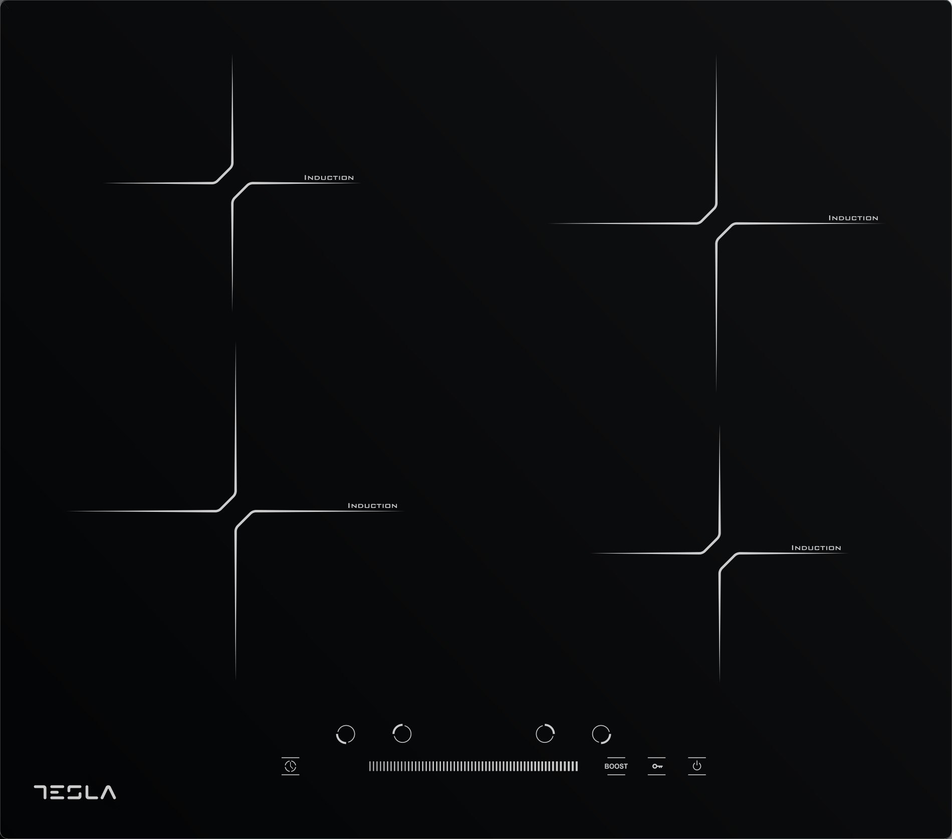 Ploča ugradbena indukcija Tesla HI6401SB