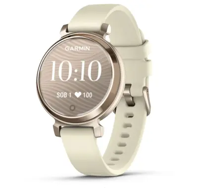 Pametni fitness sat Garmin Lily 2 Cream Gold Coconut silikonski remen