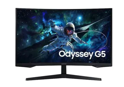 Monitor 27" Samsung Odyssey G55C, LS27CG552EUXEN, VA, QHD, 165Hz, zakrivljeni