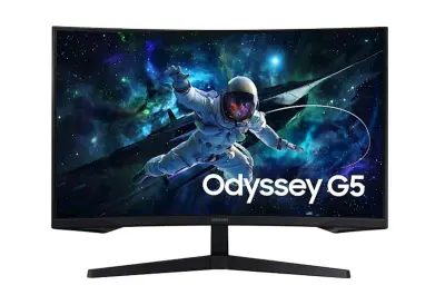 Monitor 32" Samsung Odyssey G55C, LS32CG552EUXEN, VA, WQHD, 165Hz, zakrivljen