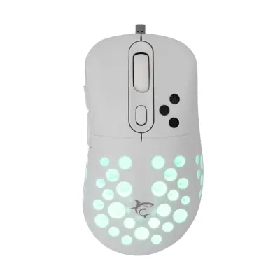 Miš WHITE SHARK AZRAEL, GM-5013, 12.800 DP, Bijeli