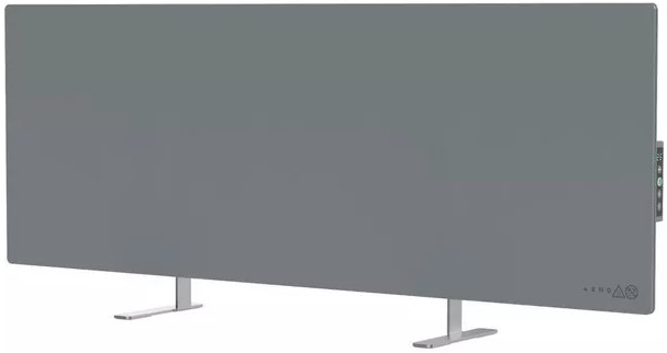 Grijalica infracrvena Aeno LED Premium Eco Smart siva