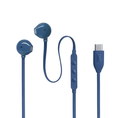 Slušalice JBL T305C USB-C plave