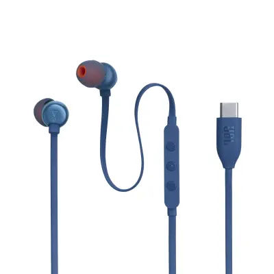 Slušalice JBL T310C USB-C plave