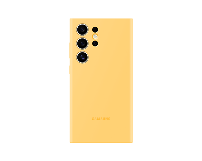 Silikonska maska za Samsung Galaxy S24 Ultra žuta EF-PS928TYEGWW