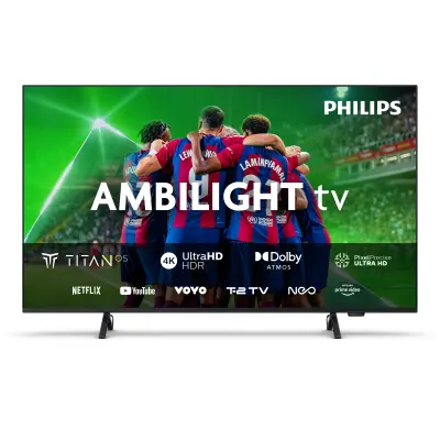 TV PHILIPS 65PUS8319, 165.1cm (65"), LED, UHD 4K Smart TV, Titan OS - Ambilight