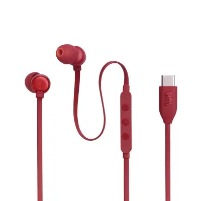 Slušalice JBL T310C USB-C crvene
