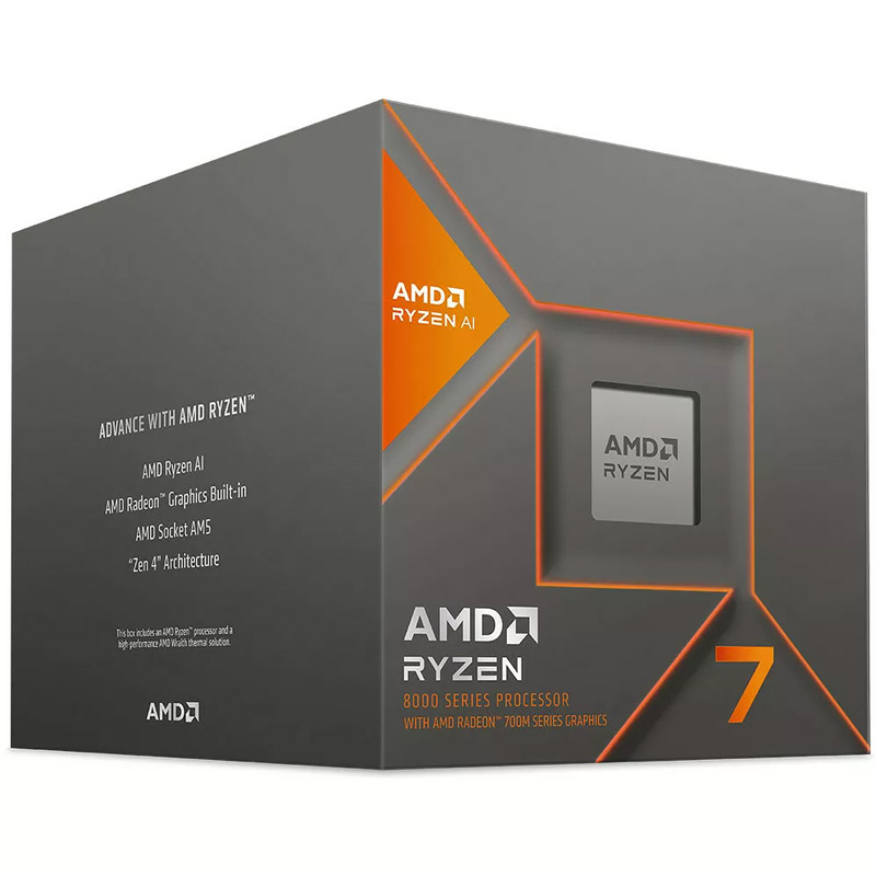 AMD Ryzen 7 8700G AM5 BOX8 cores,16 threads,4.2GHz,16MB L3,65W
