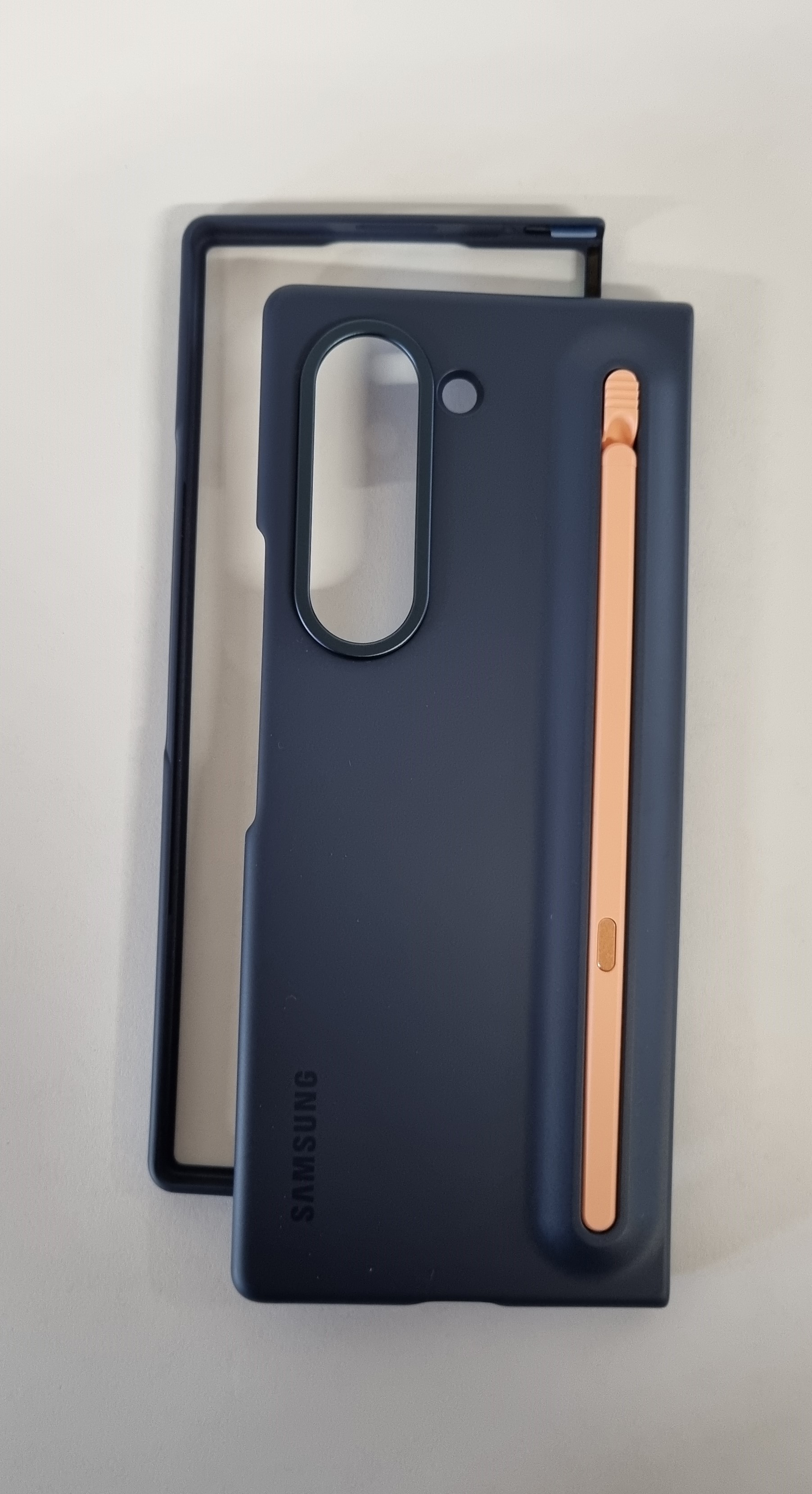 Zaština slim maska za Samsung Galaxy Z Fold6 s olovkom navy plava EF-OF95PCNEGWW