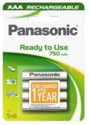 Baterije punjive Panasonic HHR-4MVE/4BC AAA 750mAh