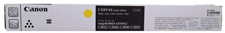 Canon toner CEXV64 Yellow