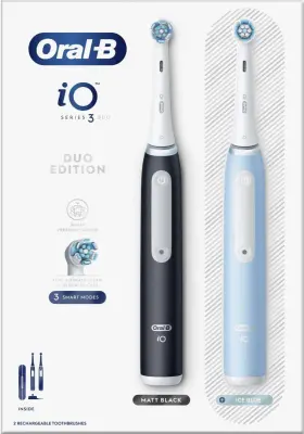 Četkica za zube OralB iO SERIES 3 Duo Pack (BLACK + BLUE)