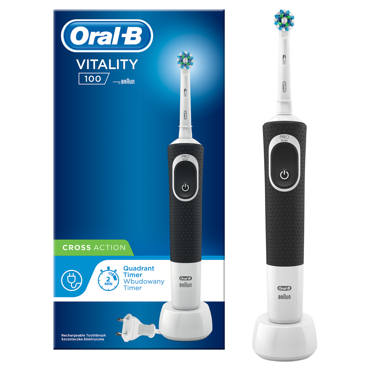 Četkica za zube OralB D100 VITALITY ADULTS CROSS ACTION