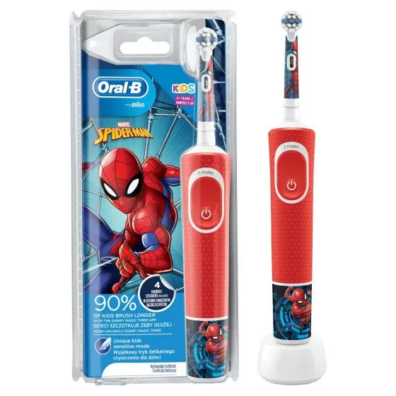 Četkica za zube OralB D100 VITALITY SPIDERMAN CLS