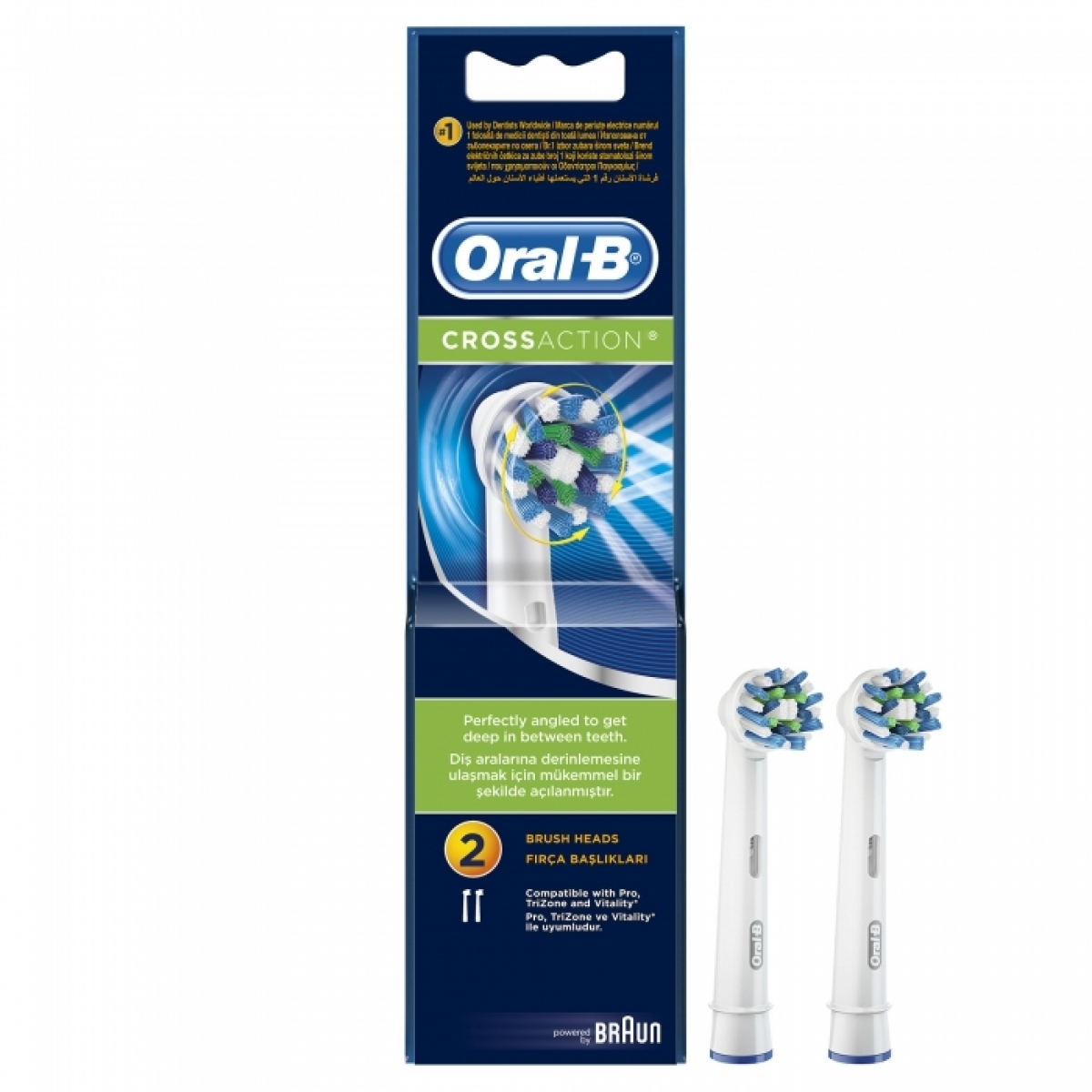 Četkica za zube OralB nastavak EB50-2KOM CROSS ACTION