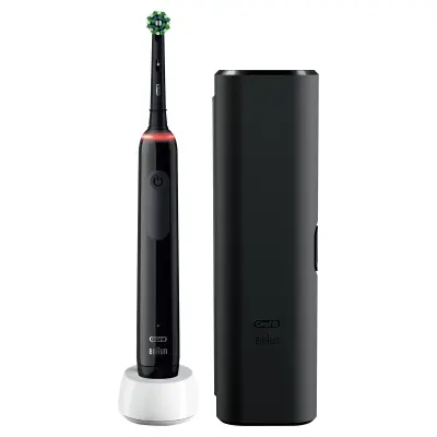 Četkica za zube OralB PRO 3 BLACK 3500 + TRAVEL CASE