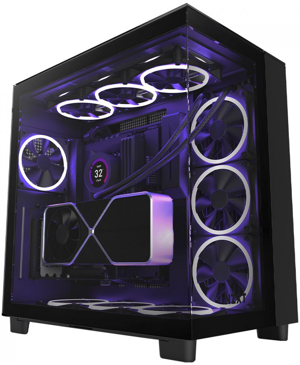 NZXT H9 Elite, crno bez napajanja, ATX