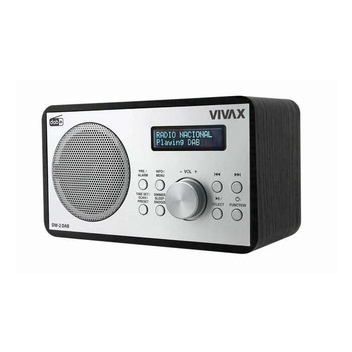 Radio budilica Vivax Vox DW-2 DAB Black