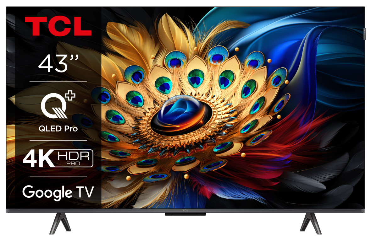 TV 43" TCL QLED 43C655, Google TV