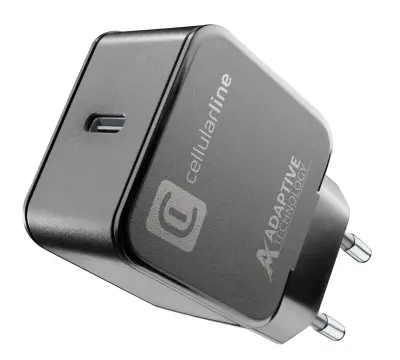 CELLULARLINE KUĆNI PUNJAČ USB-C 15W BLACK
