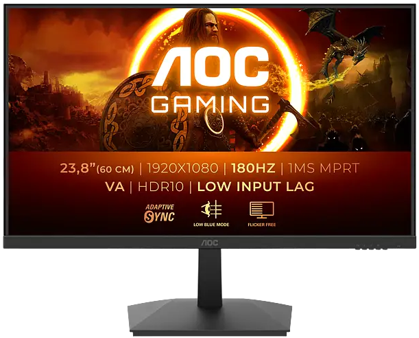 Monitor 24" AOC 24G15N2, VA, FHD, 180Hz, 1ms