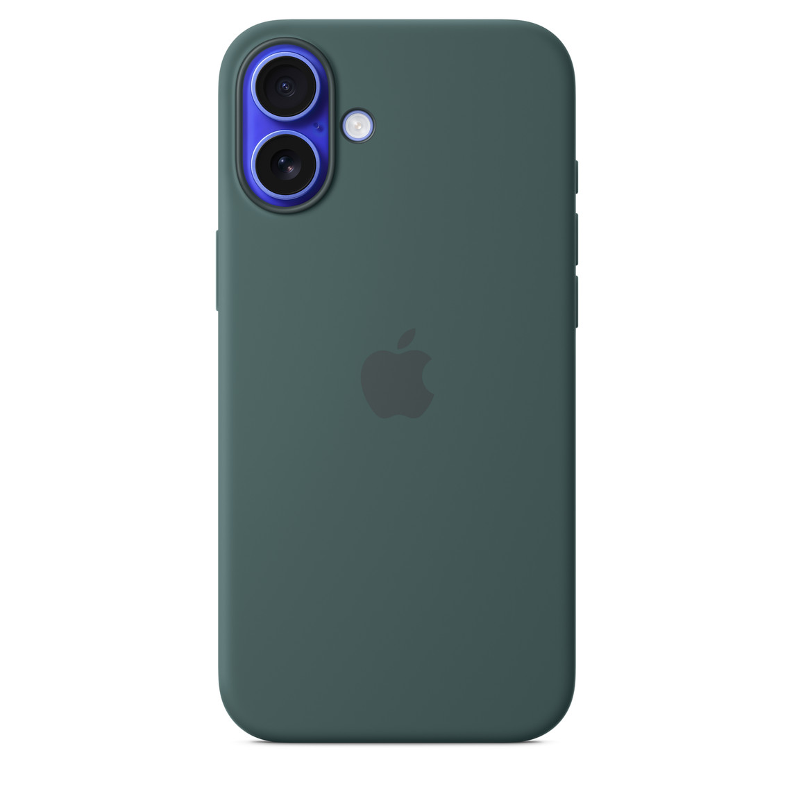 Apple iPhone 16 Plus silicone case with MagSafe Lake Green
