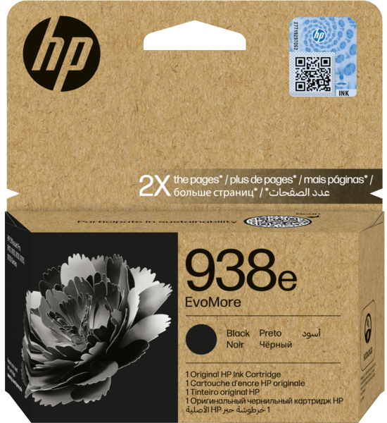 Tinta HP 4S6Y2PE Black 938e