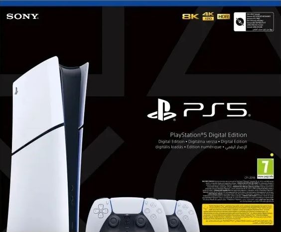 PlayStation 5 Slim Digital Edition D chassis + PS5 Dualsense Wireless Controller