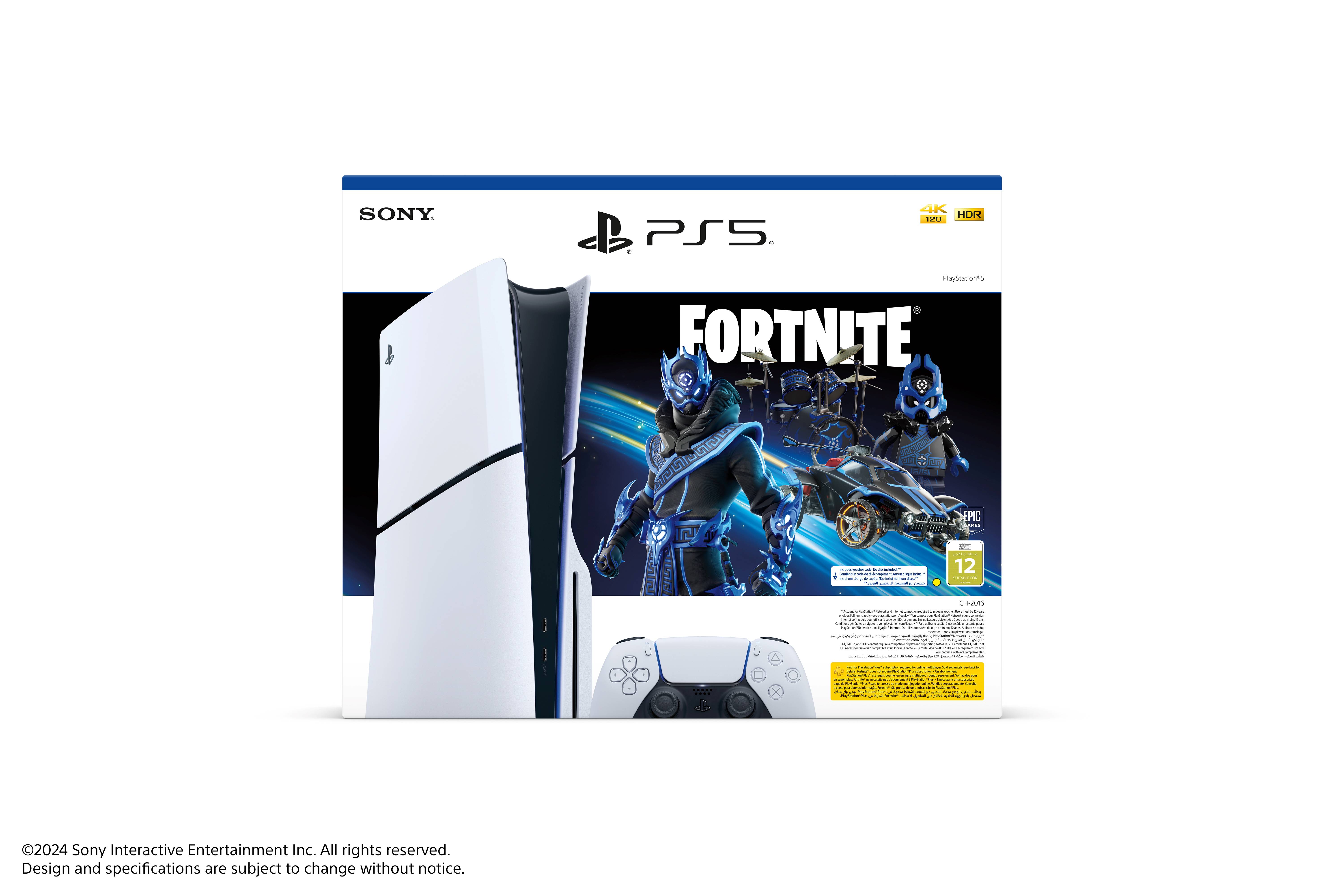 PlayStation 5 Slim D chassis + Fortnite VCH