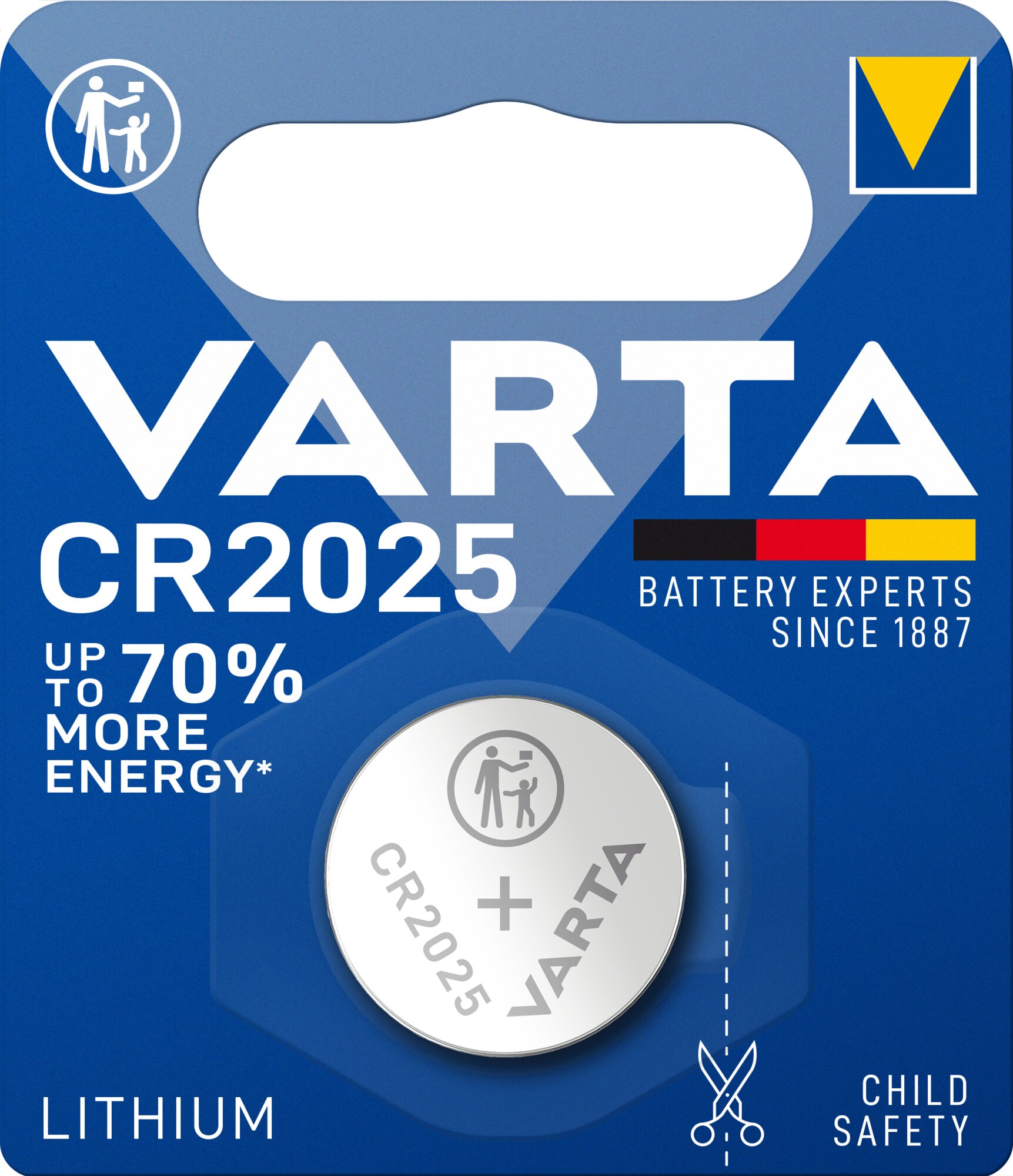 Baterije Varta Lithium Coin CR2025/1