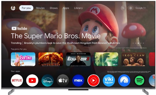 TV TESLA G55S949GUS, 139.7cm (55"), QLED, 4K UHD Smart TV, Google tv
