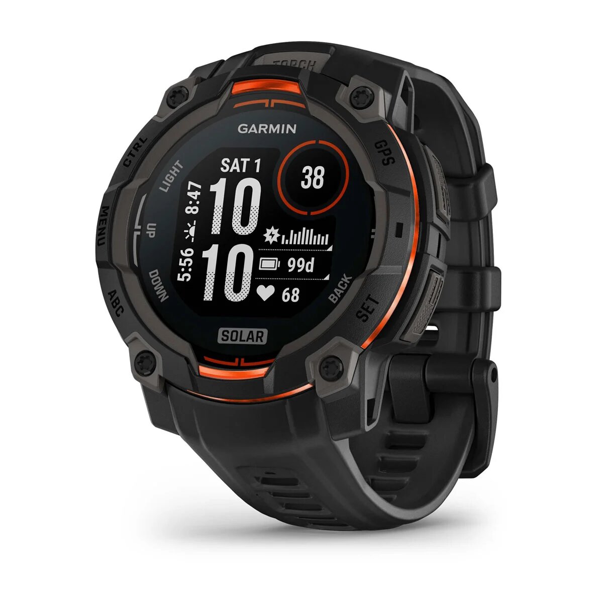 Pametni Outdoor sat Garmin Instinct 3 50mm SOLAR Black Charcoal