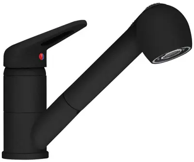 Slavina Franke Smart Novara Plus Doccia Crna mat