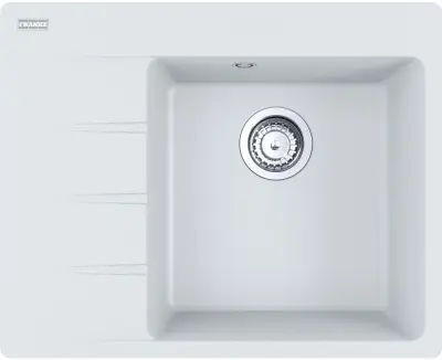 Sudoper Franke Maris Centro CNG 611-62 A Glečer bijela lijevi