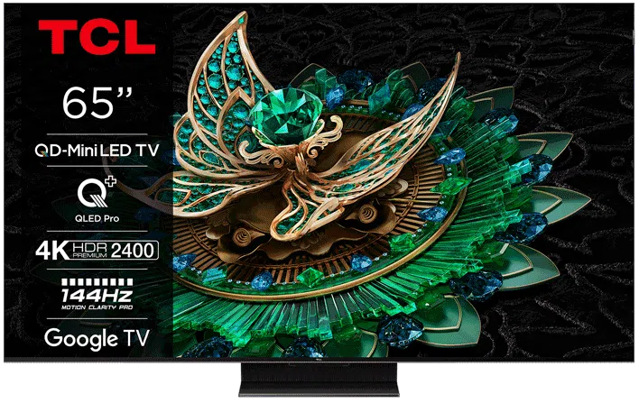 TV 65" TCL QD-Mini LED 65C765, Google TV